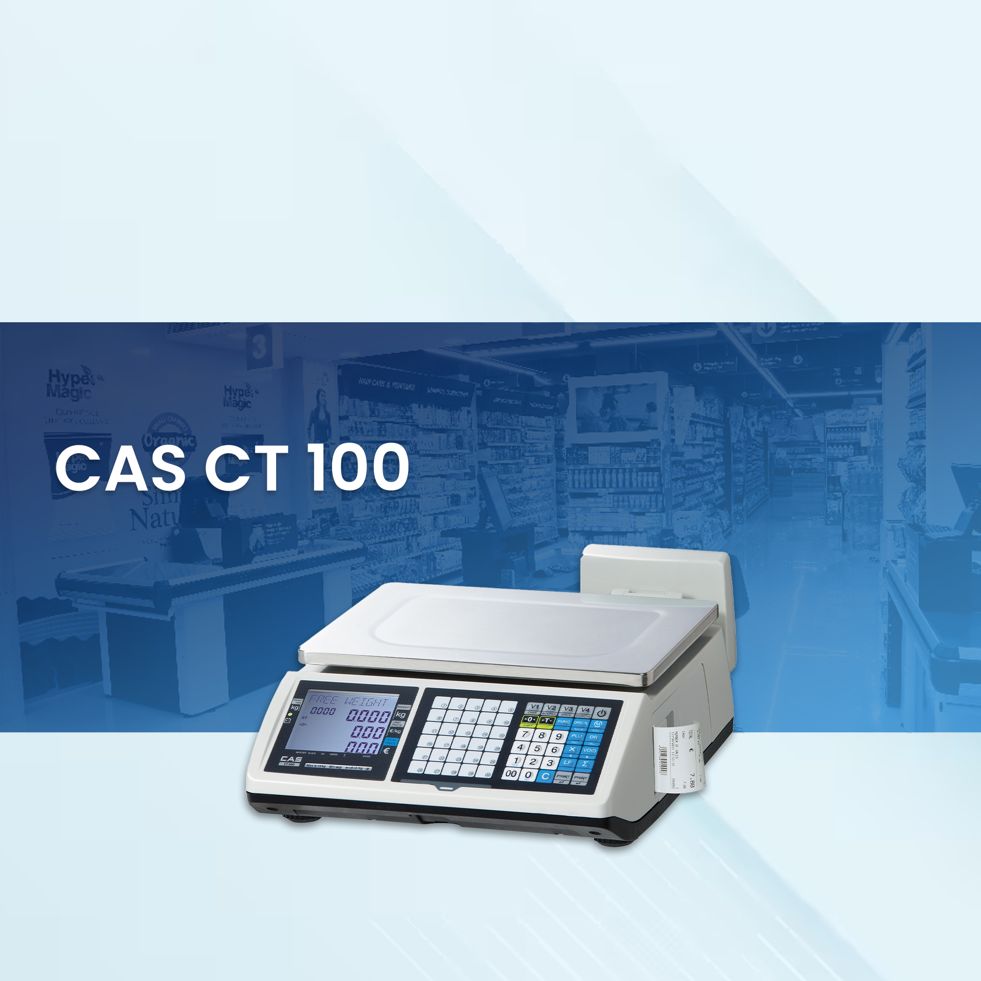 Cas CT 100 Ticket/Billing